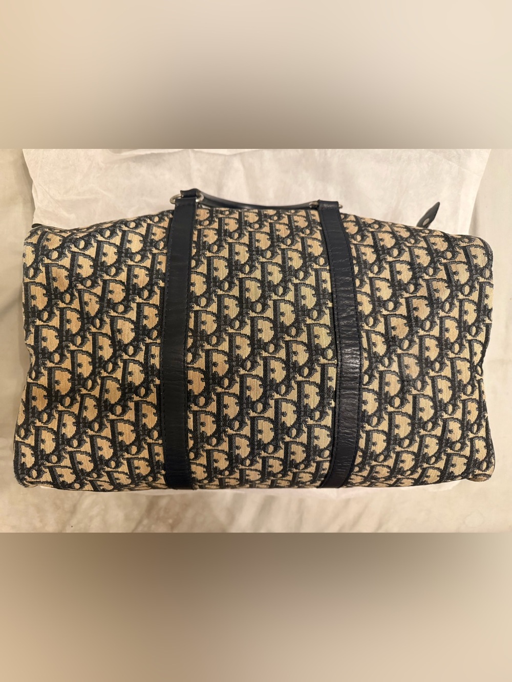 Christian Dior Oblique Monogram Boston/Duffle Bag - Picture 3 of 16
